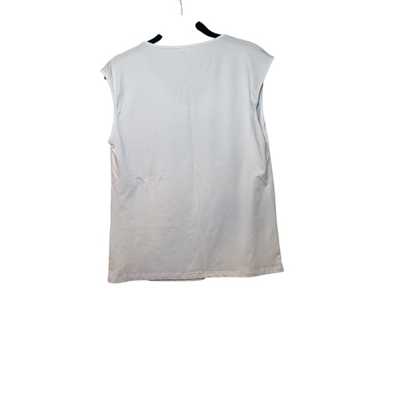 Woman’s Italia Muscle Tank White with Italian Logo Size Small - Picture 5 of 7